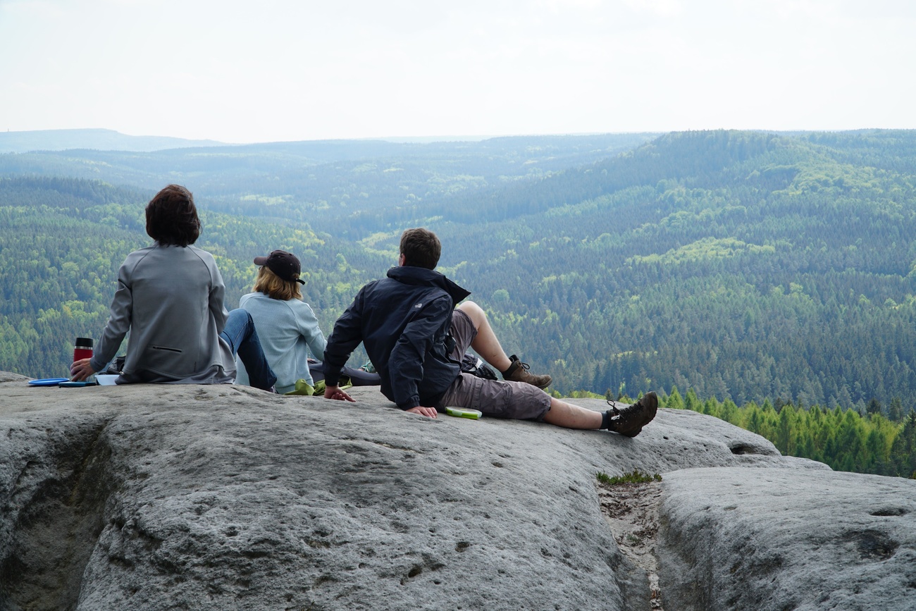 Aussicht von Hügel