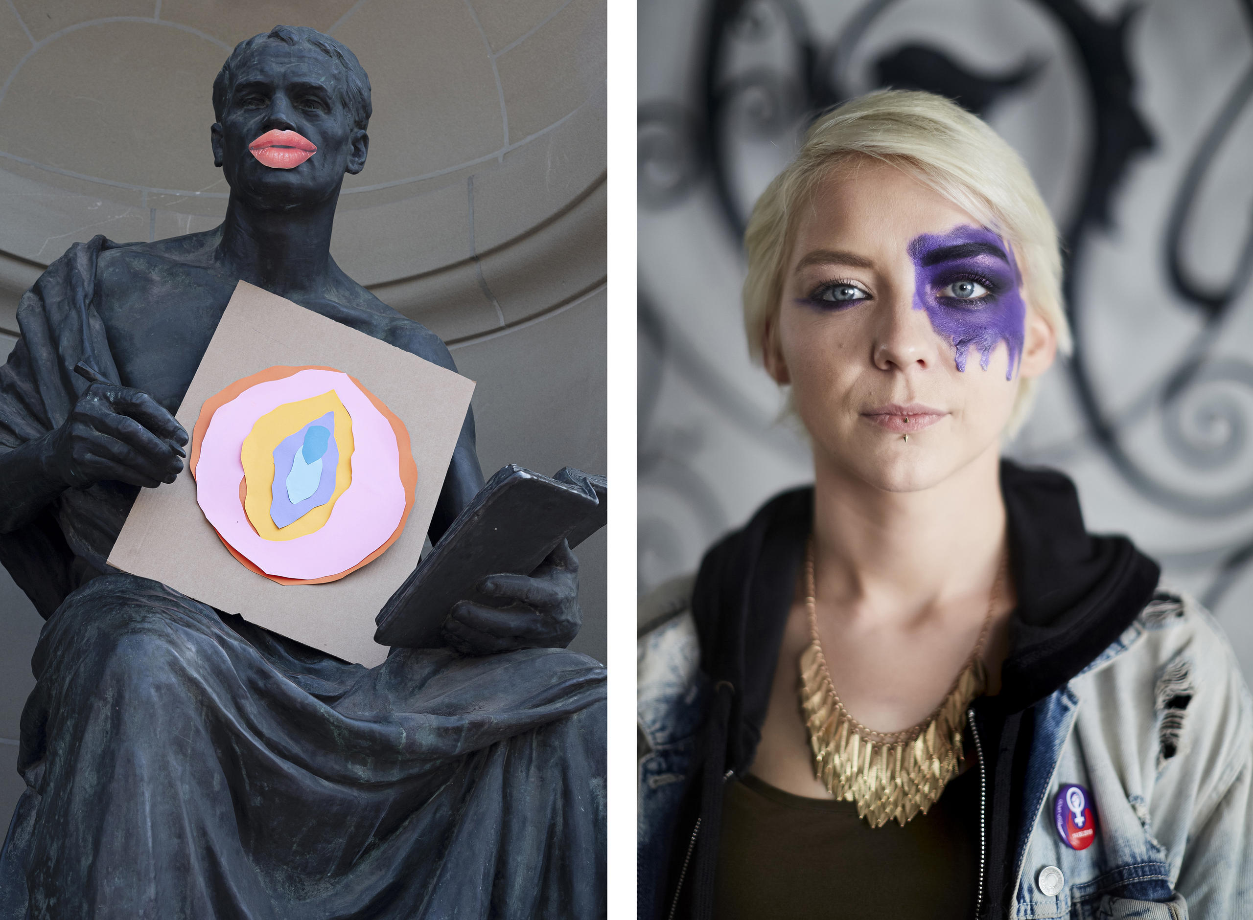 Women strike in Switzerland.