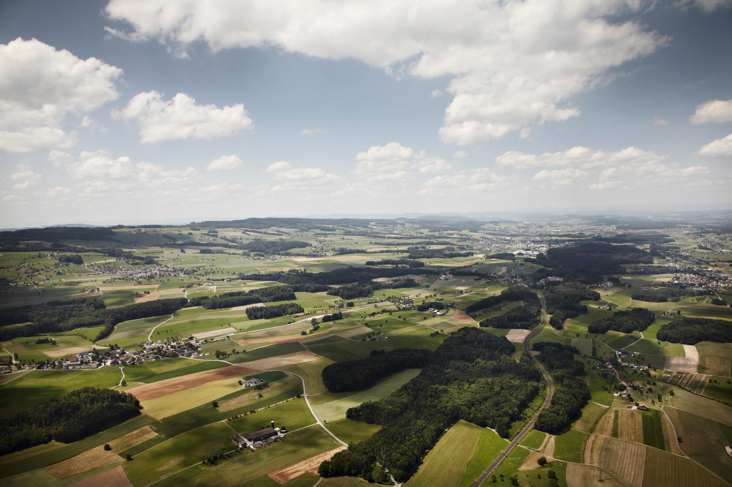 Siedlung von oben