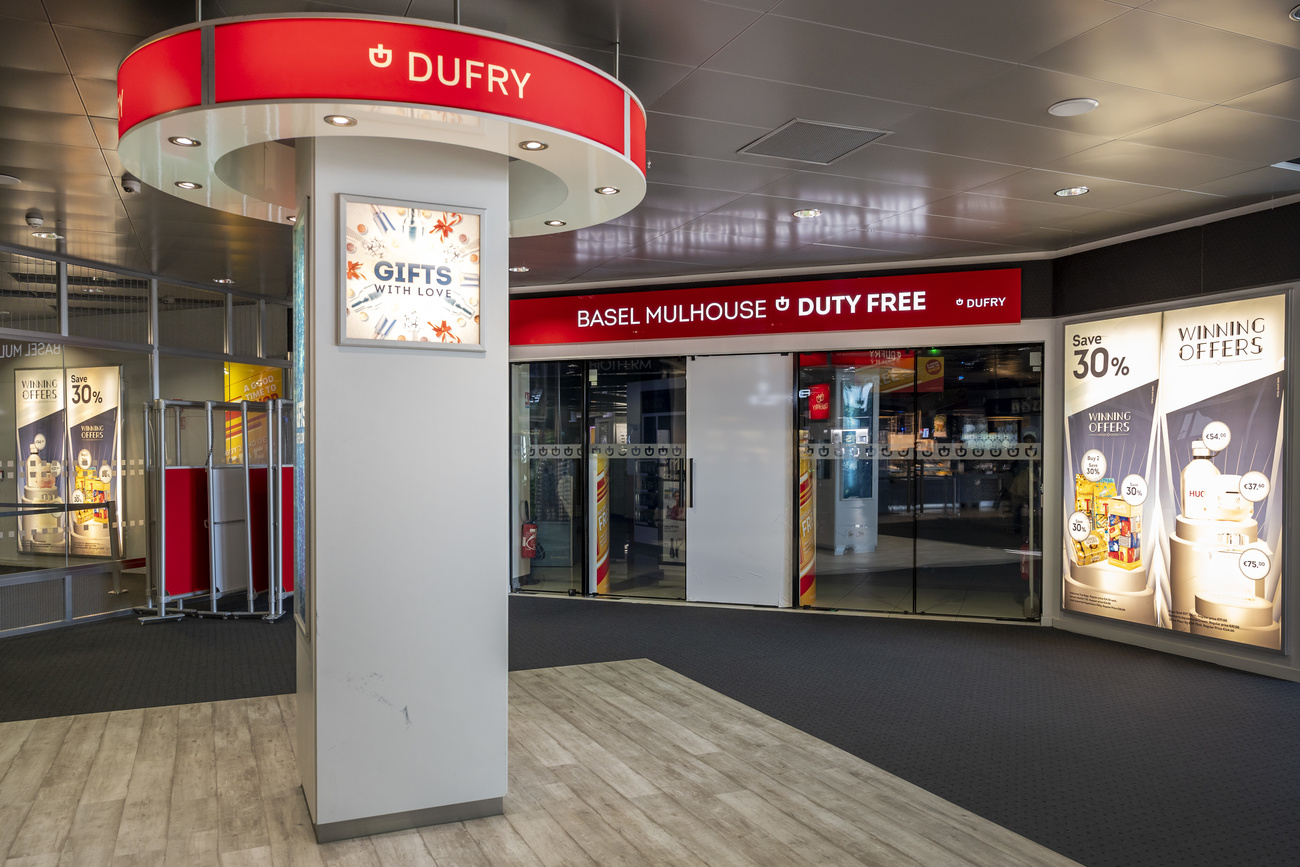 Negozio Duty Free chiuso