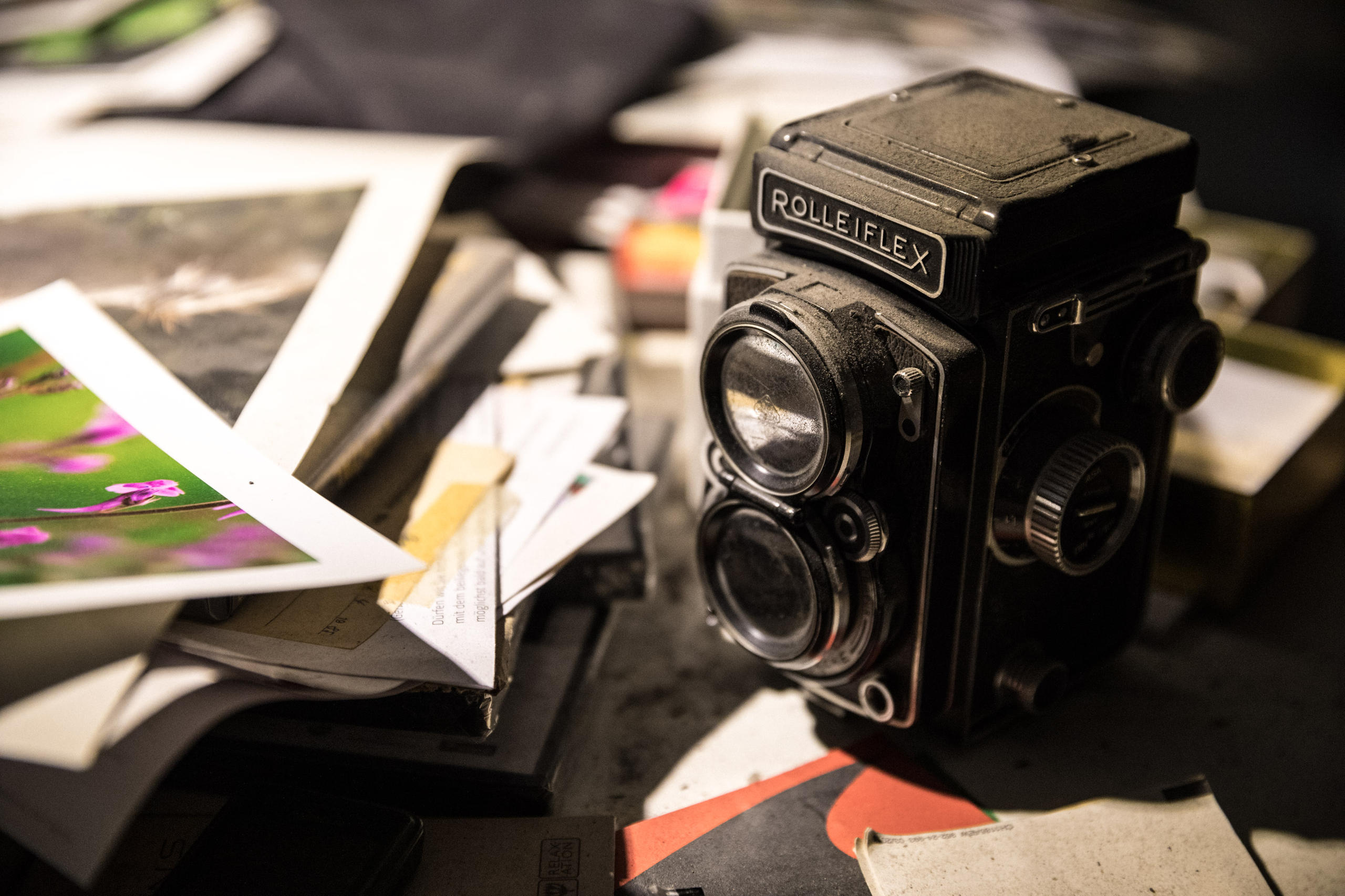 Un vieil appareil photos