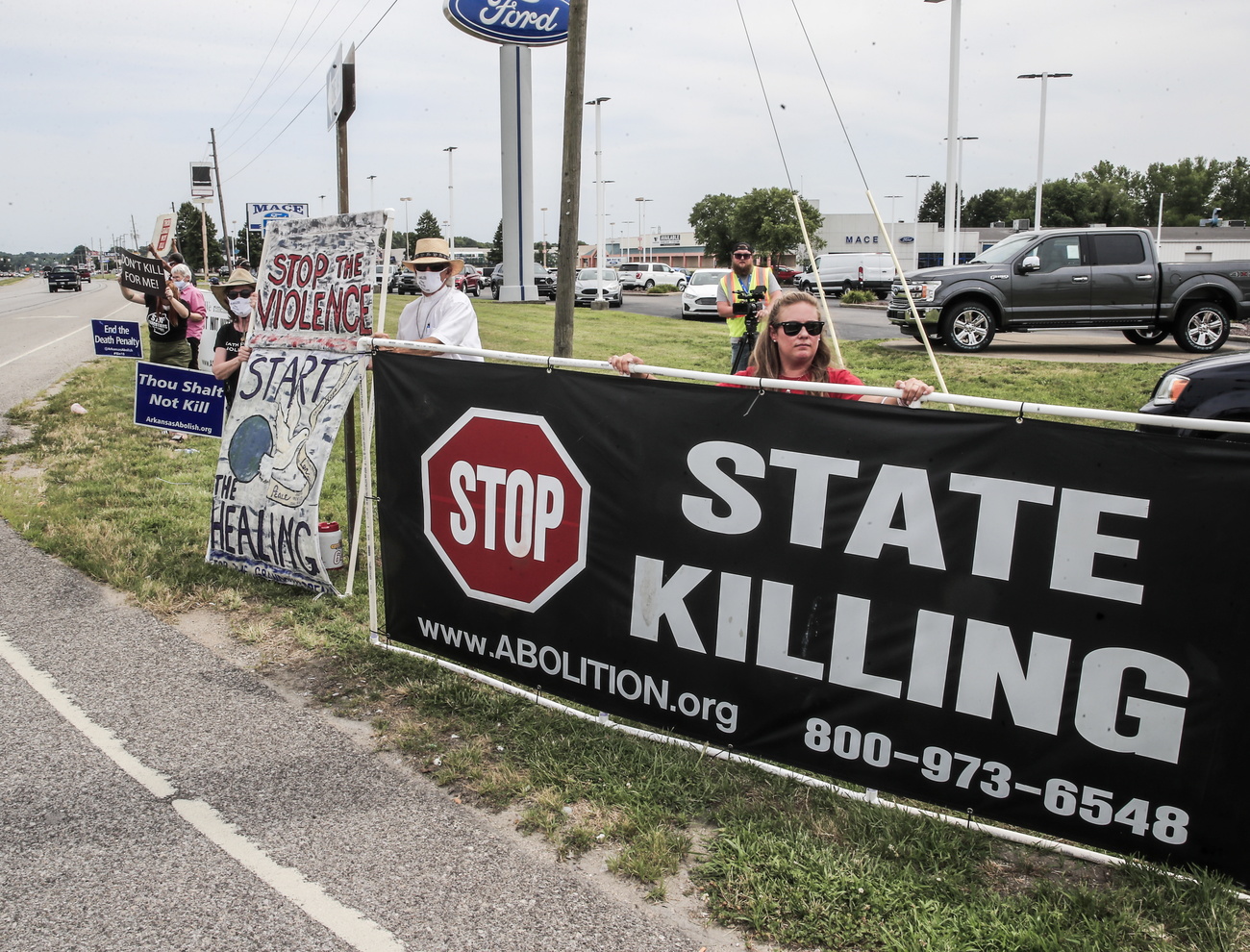 death penalty protest in the US