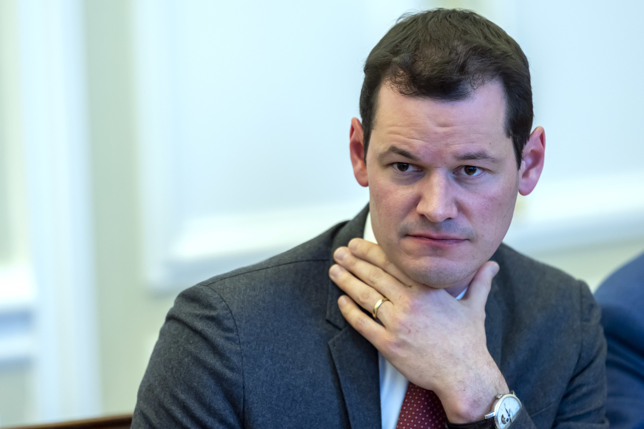 Primo piano di Pierre Maudet