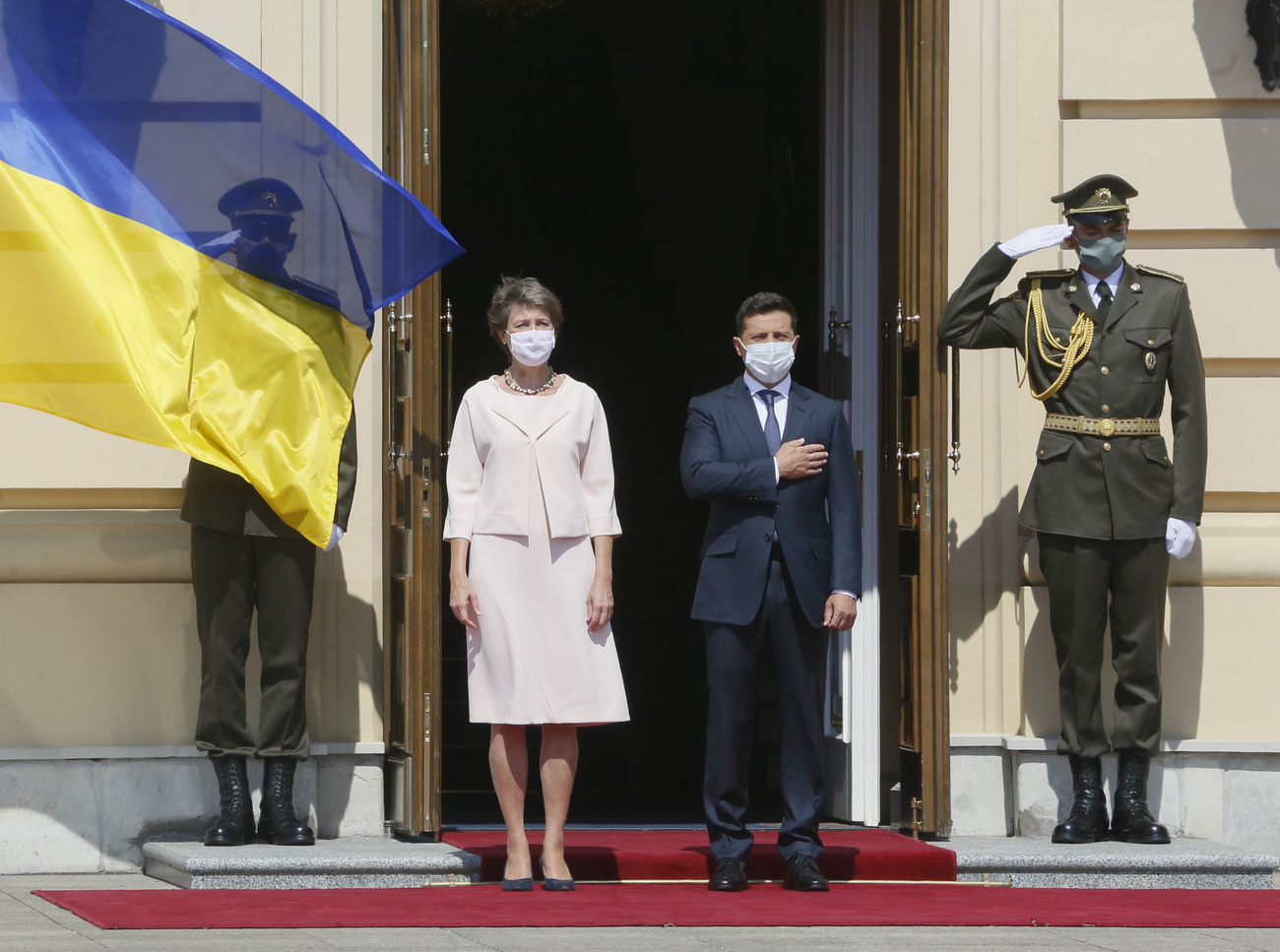 Simonetta Sommaruga in der Ukraine