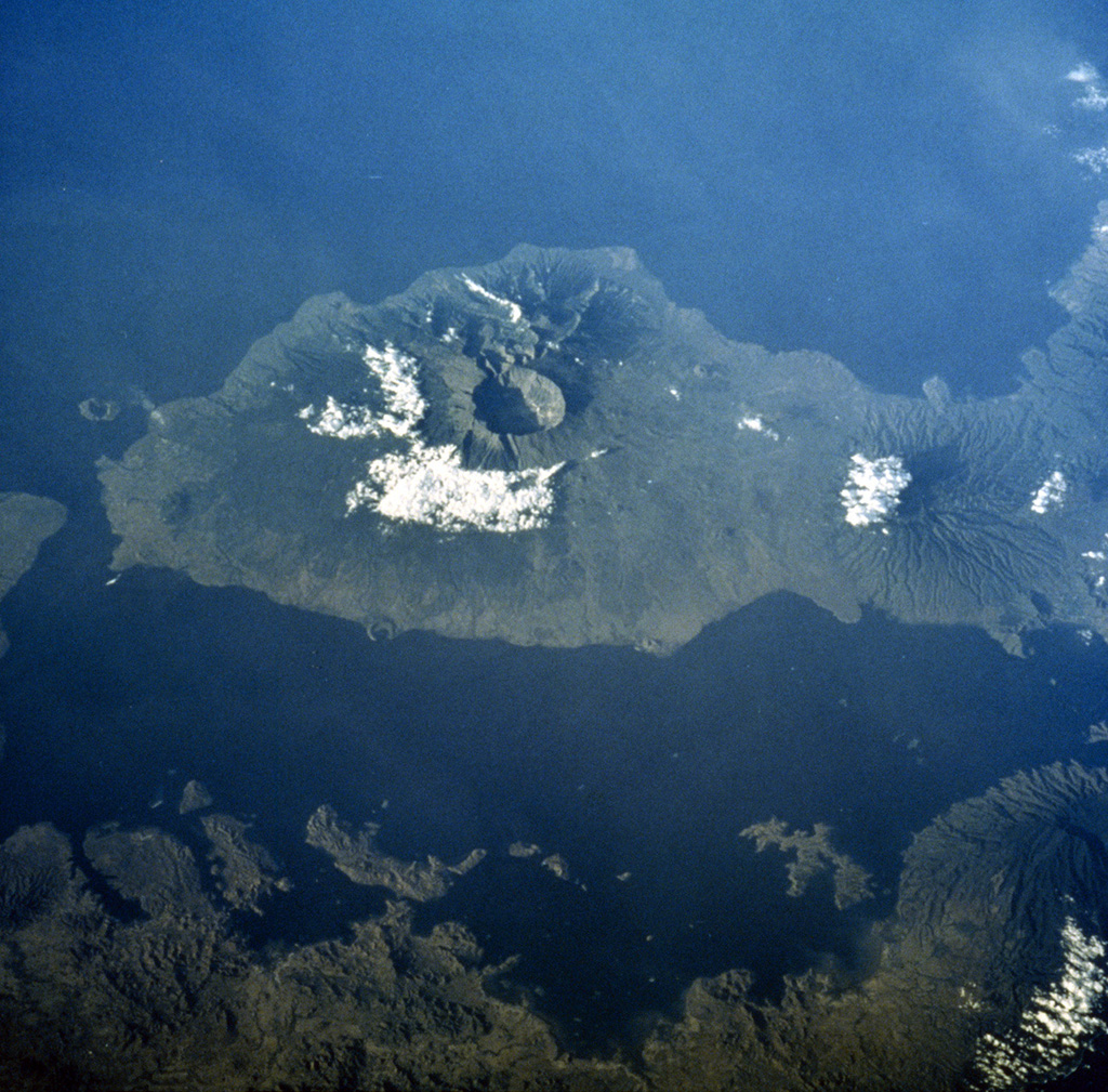 Cratère d un volcan