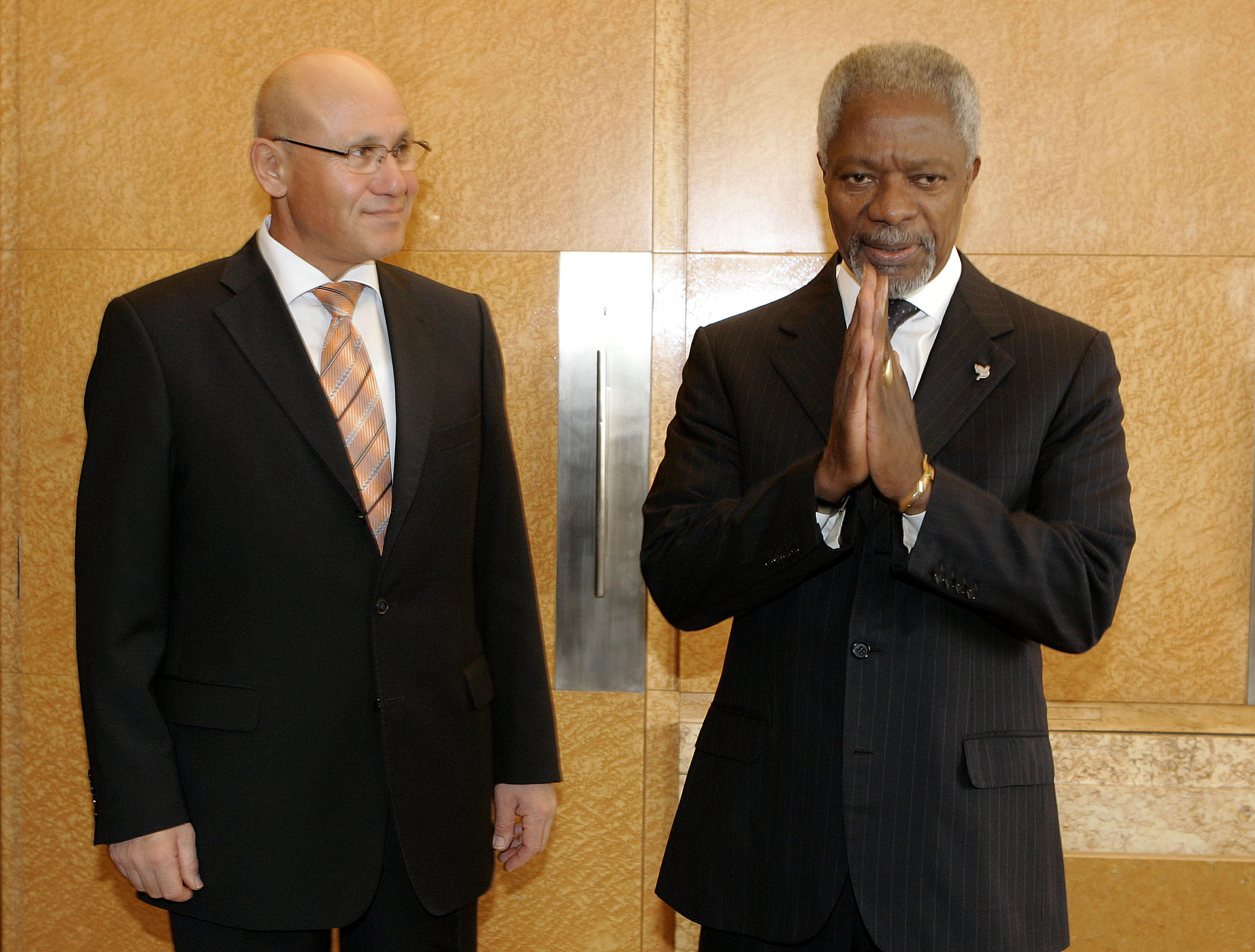 Kofi Annan, Mehmet Ali Talat