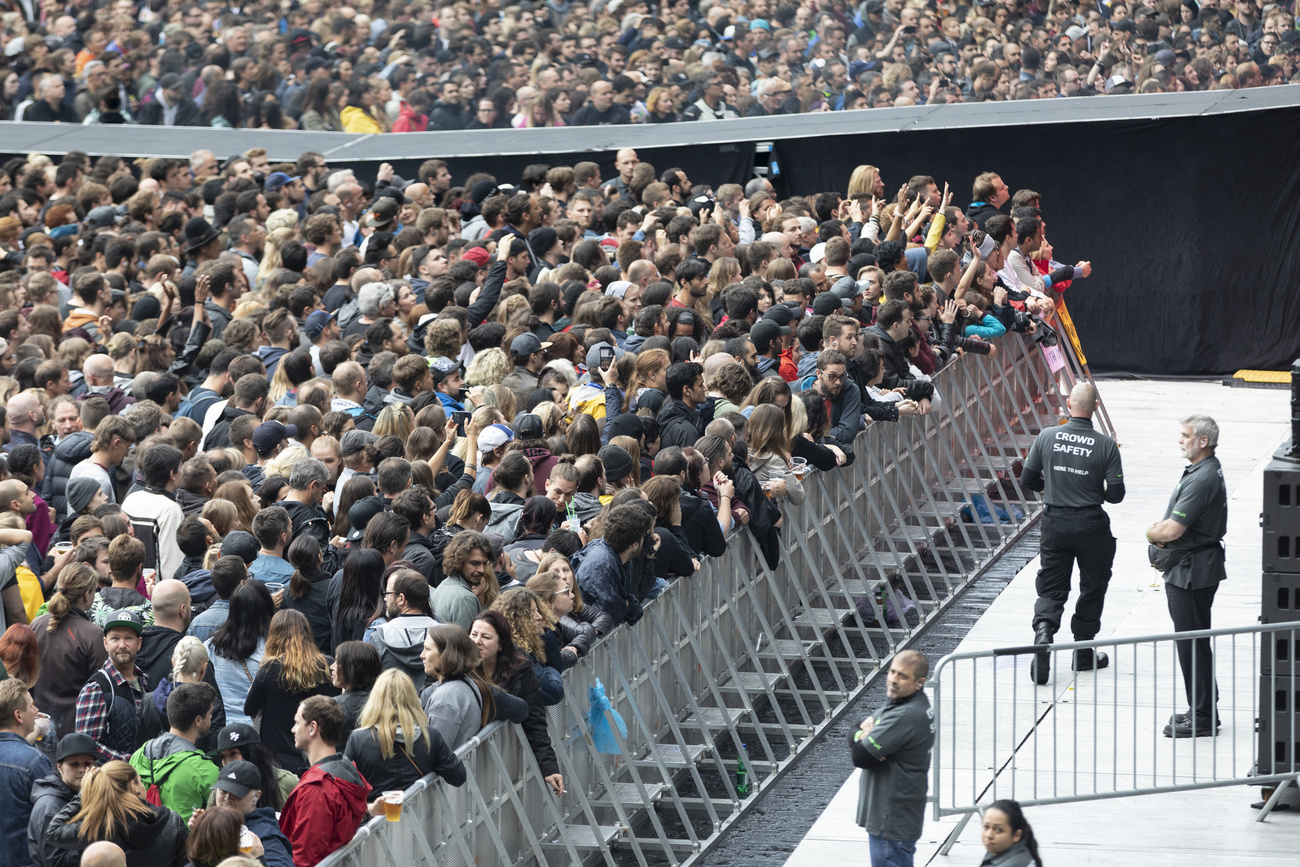 Concert crowd