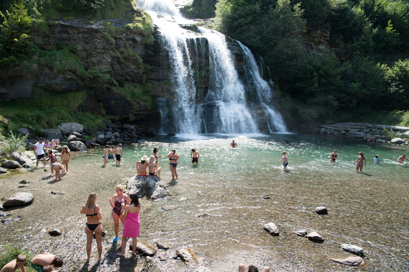 Baignade en montagne