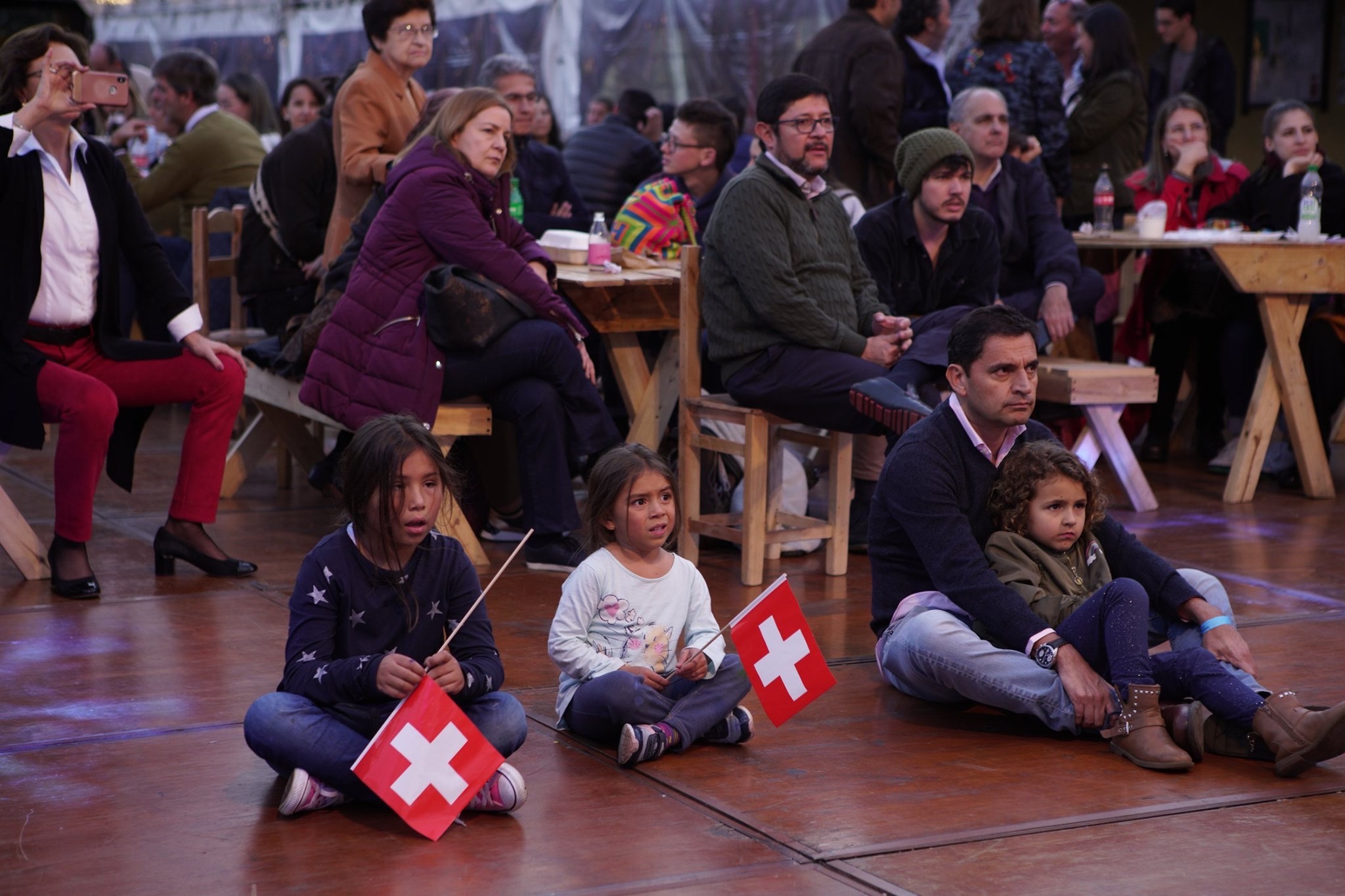 The Colegio Helvetia in Bogota, Colombia, in pre-Covid times