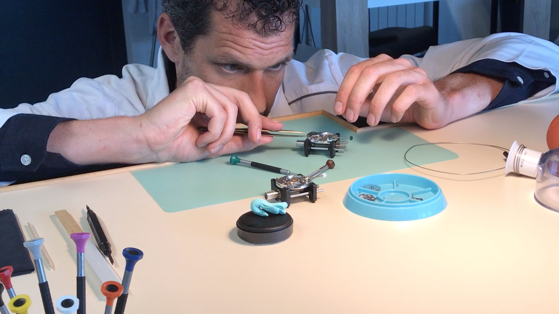A man making a watch
