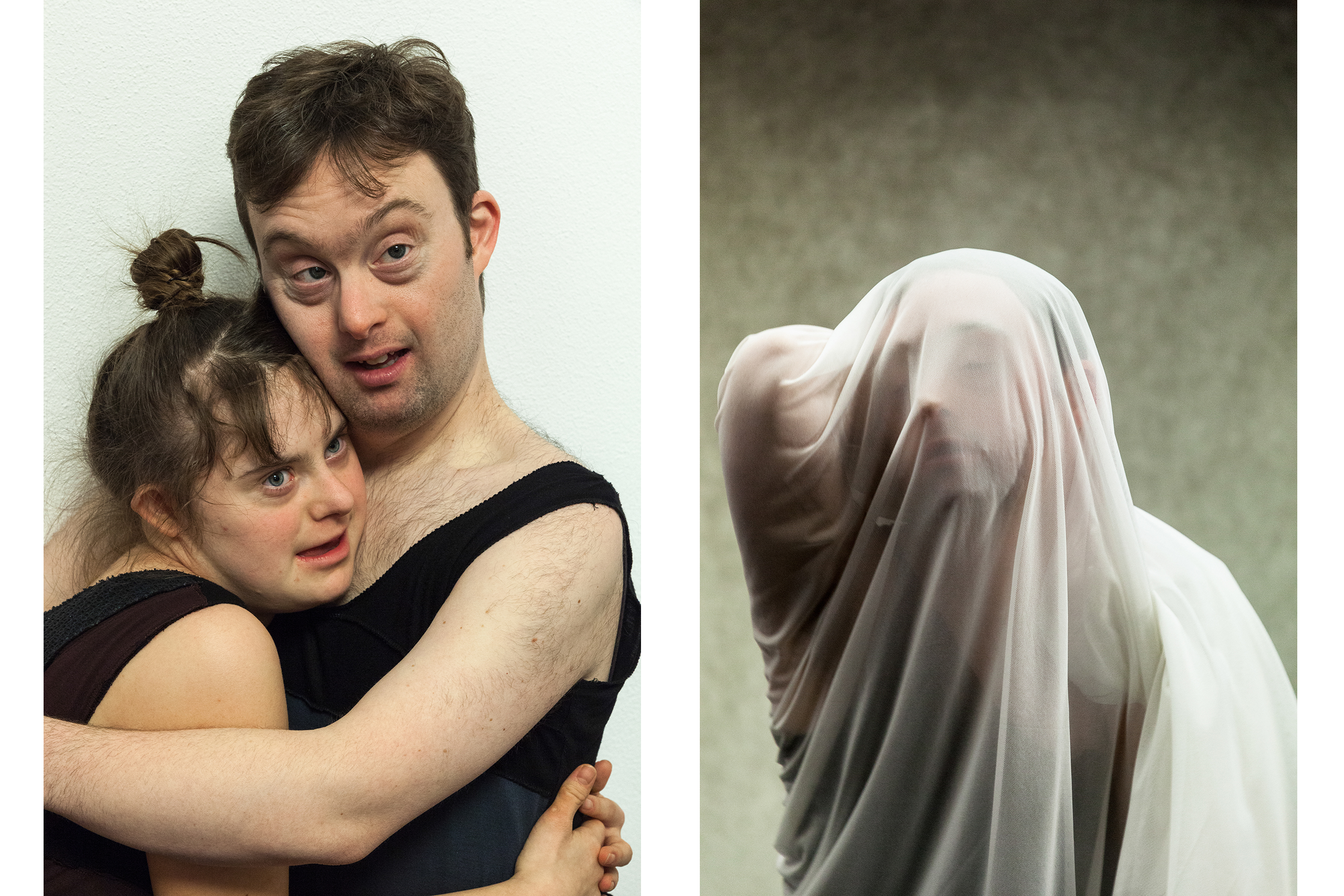Deux portraits / visage voilé