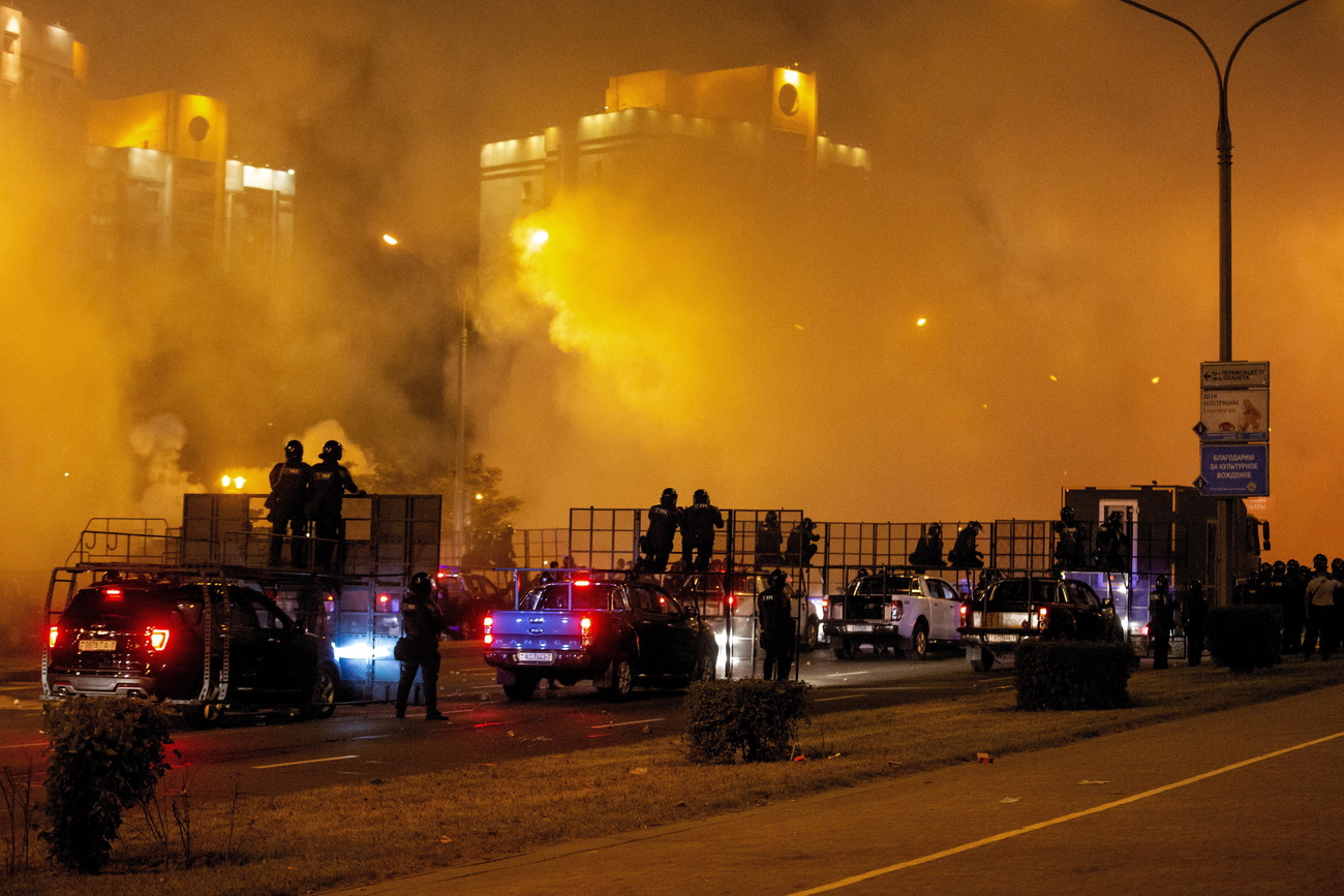 police protest