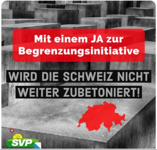 Abstimmungsplakat SVP