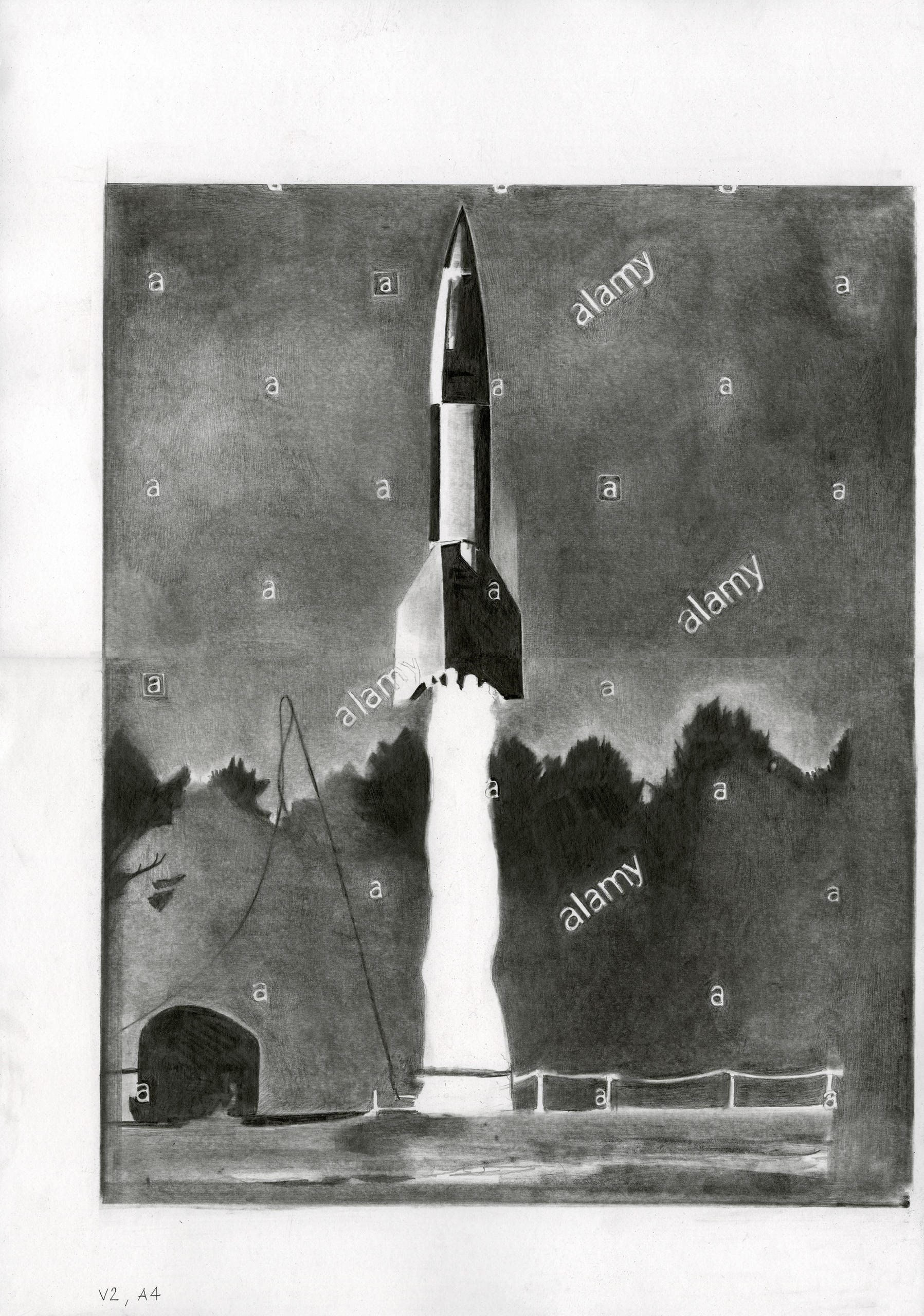 صاروخ V2 أول صاروخ باليستي