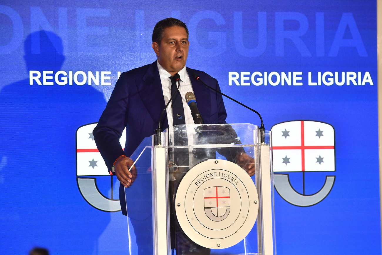 Il governatore della Liguria Giovanni Toti