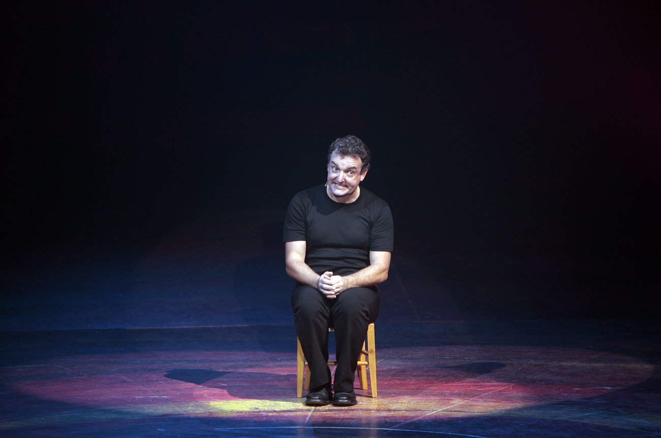 Marco Rima auf der Zirkusbühne.