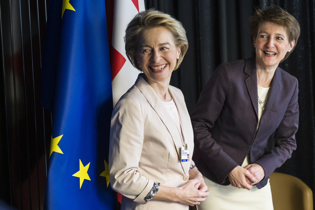 Ursula Von Der Leyen et Simonetta Sommaruga
