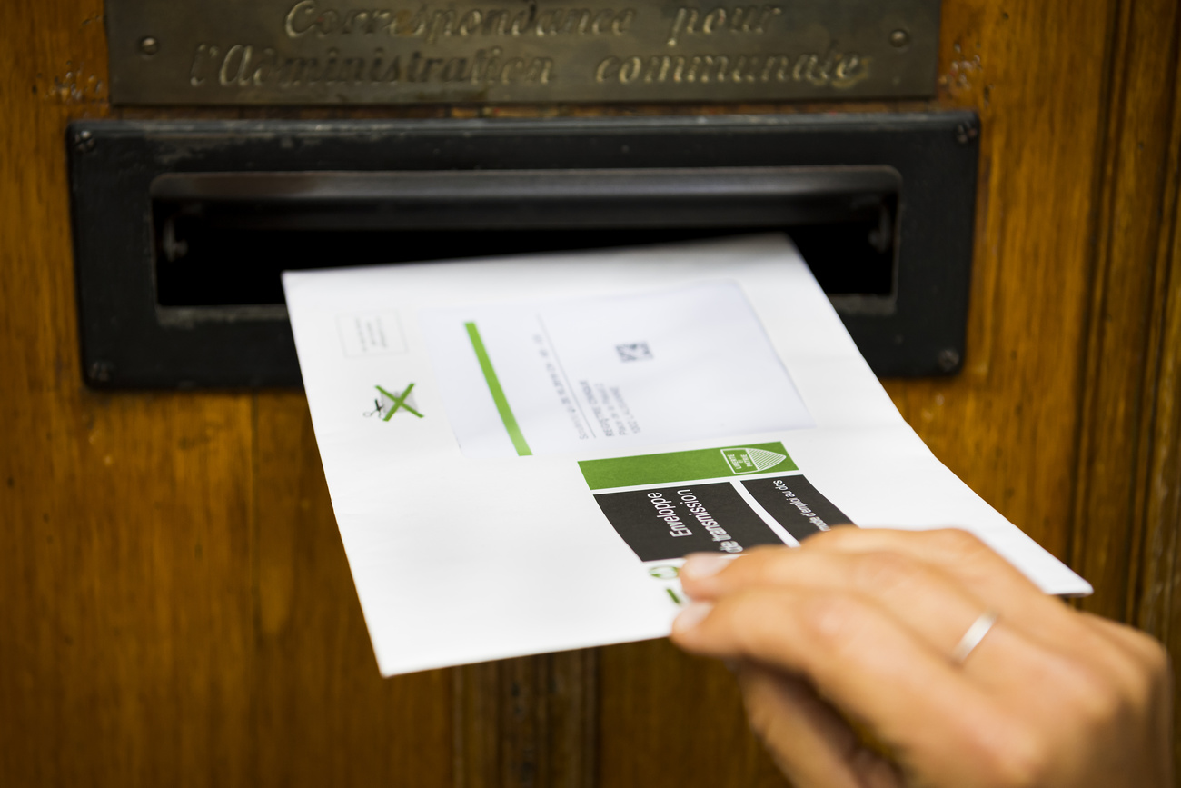 Posting voting papers
