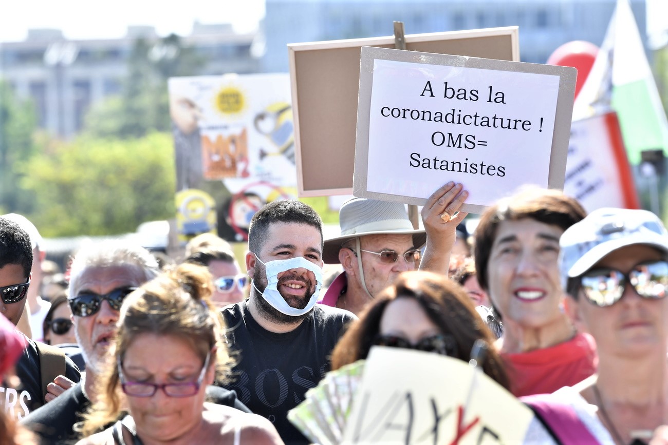 Manifestation des anti masques