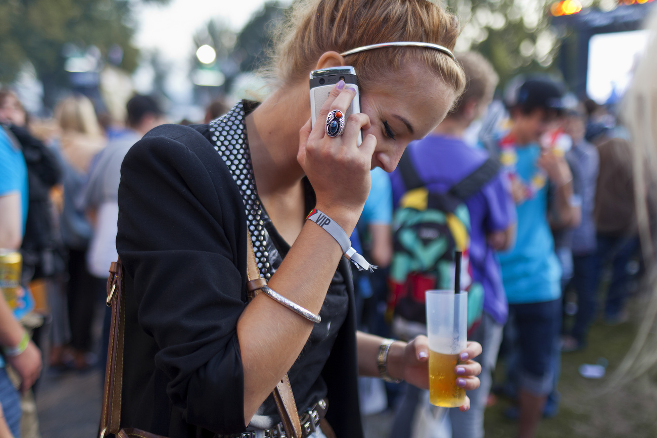 Female with beer