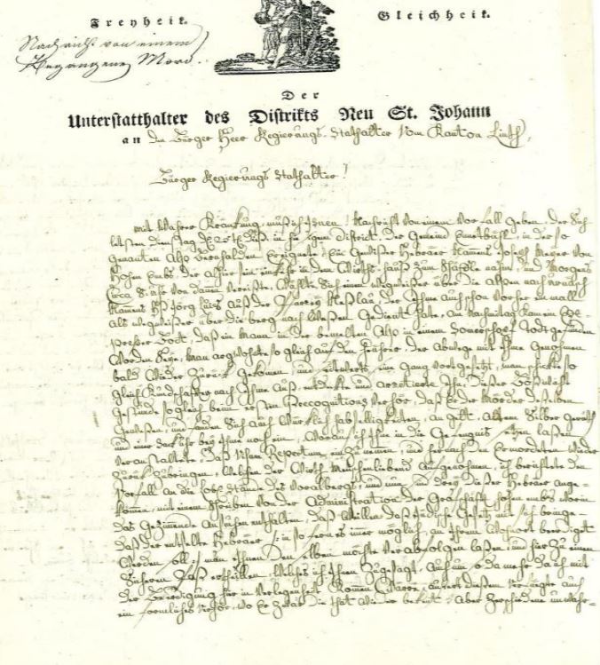 Historischer Brief