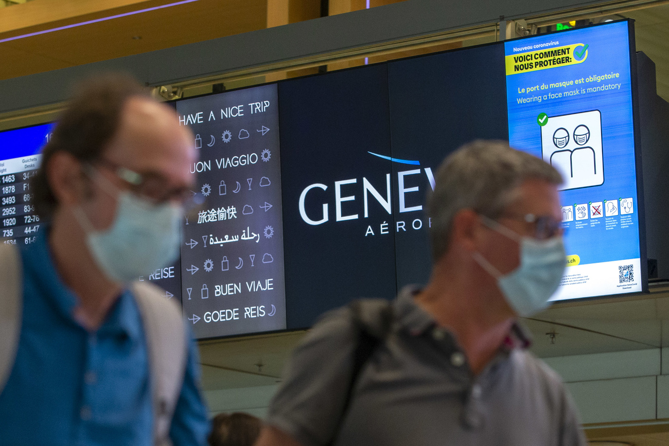 Arrival at Geneva airport