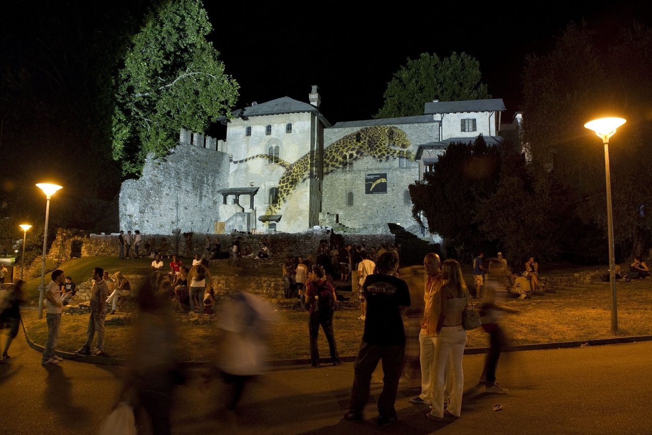 Die Piazza Castello in Locarno