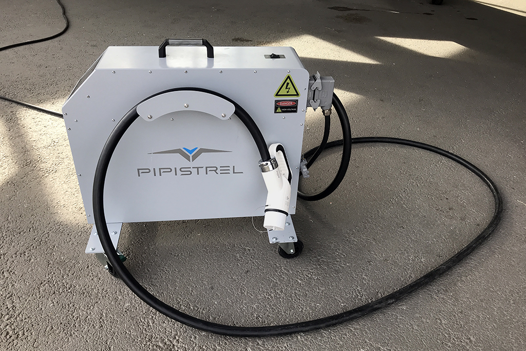 Electric charger for electric plane.
