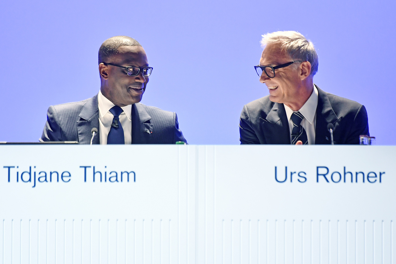 Tidjane Thiam und Urs Rohner