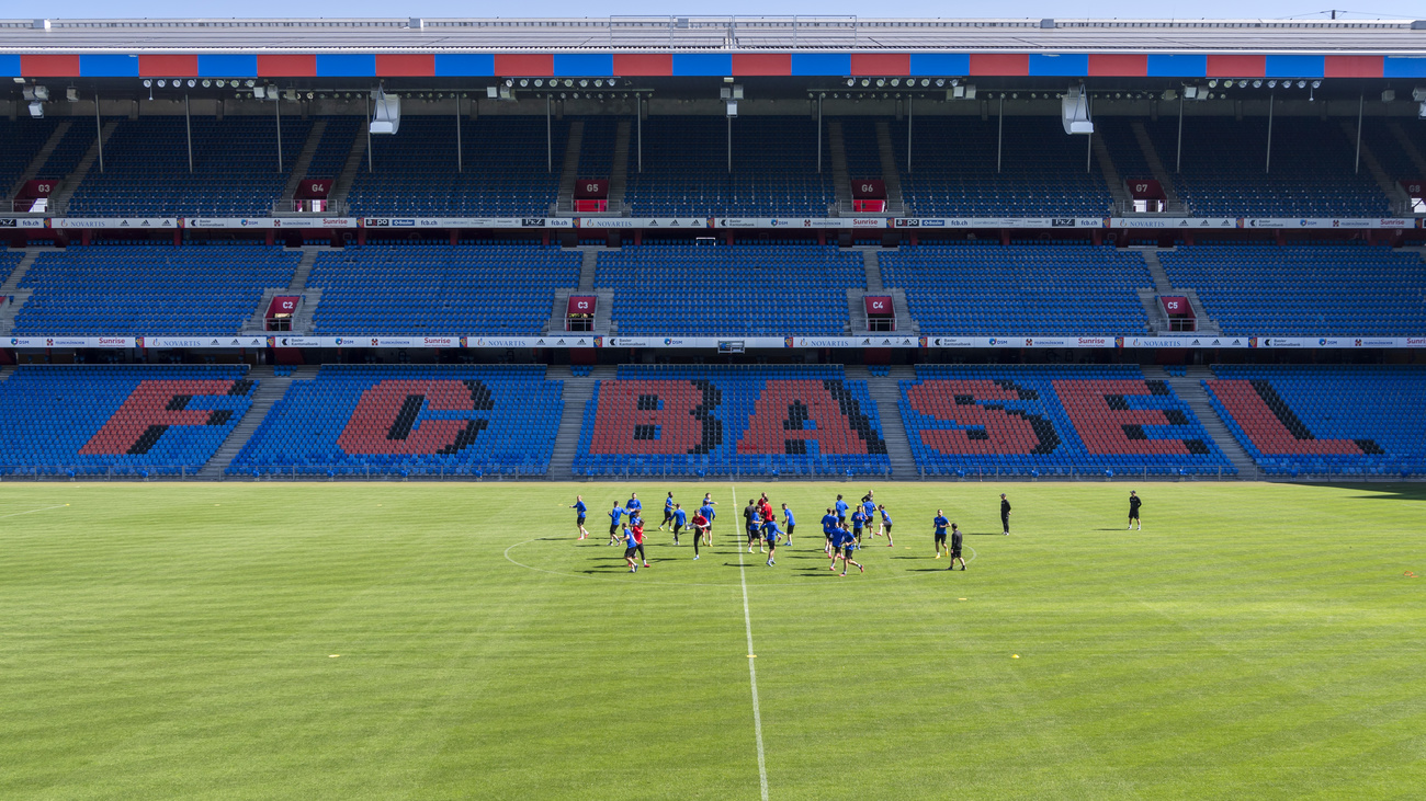 FC Basel training
