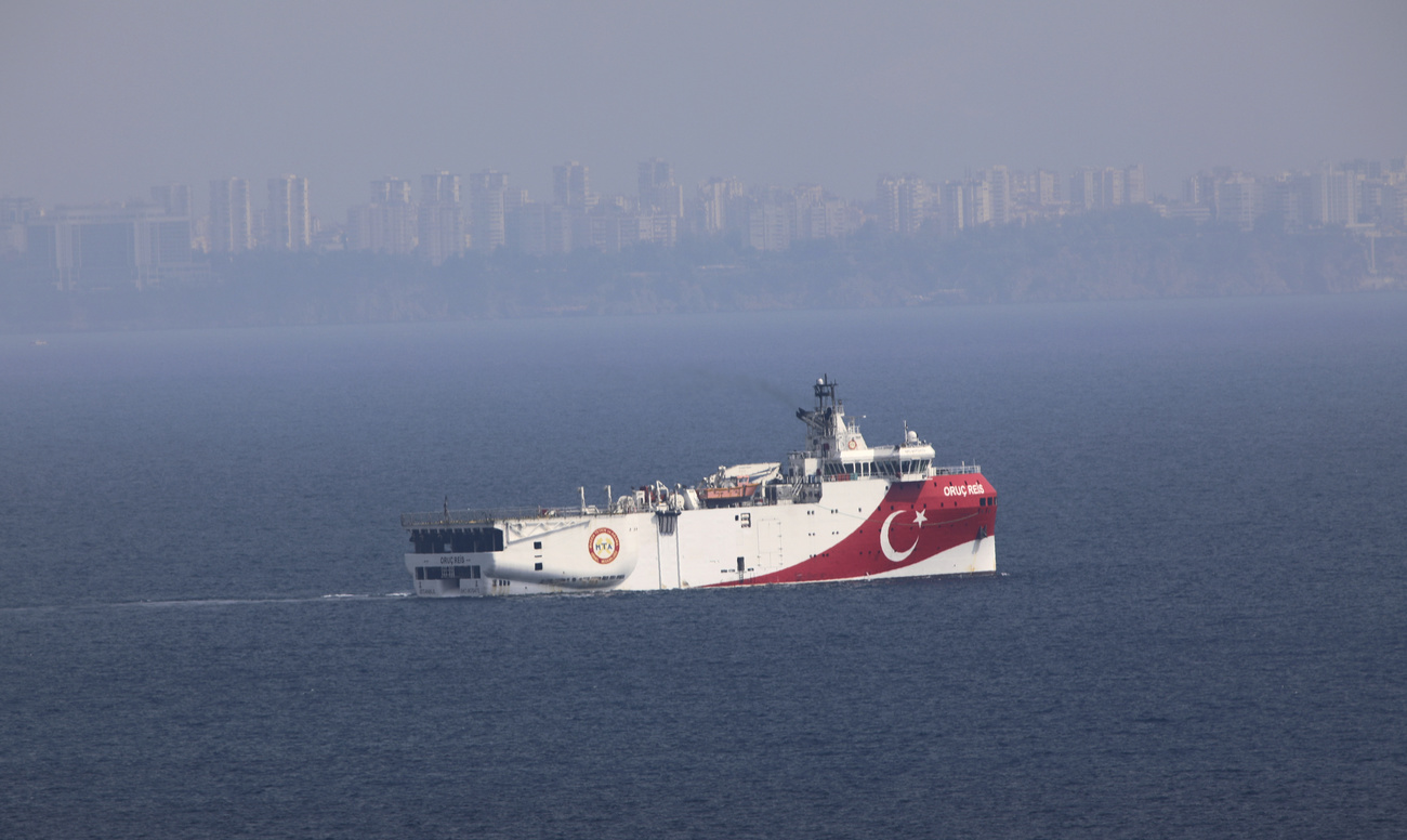 La nave turca Oruc Reis