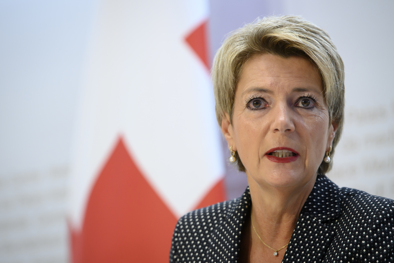 La conseillère fédérale Karin Keller-Sutter.