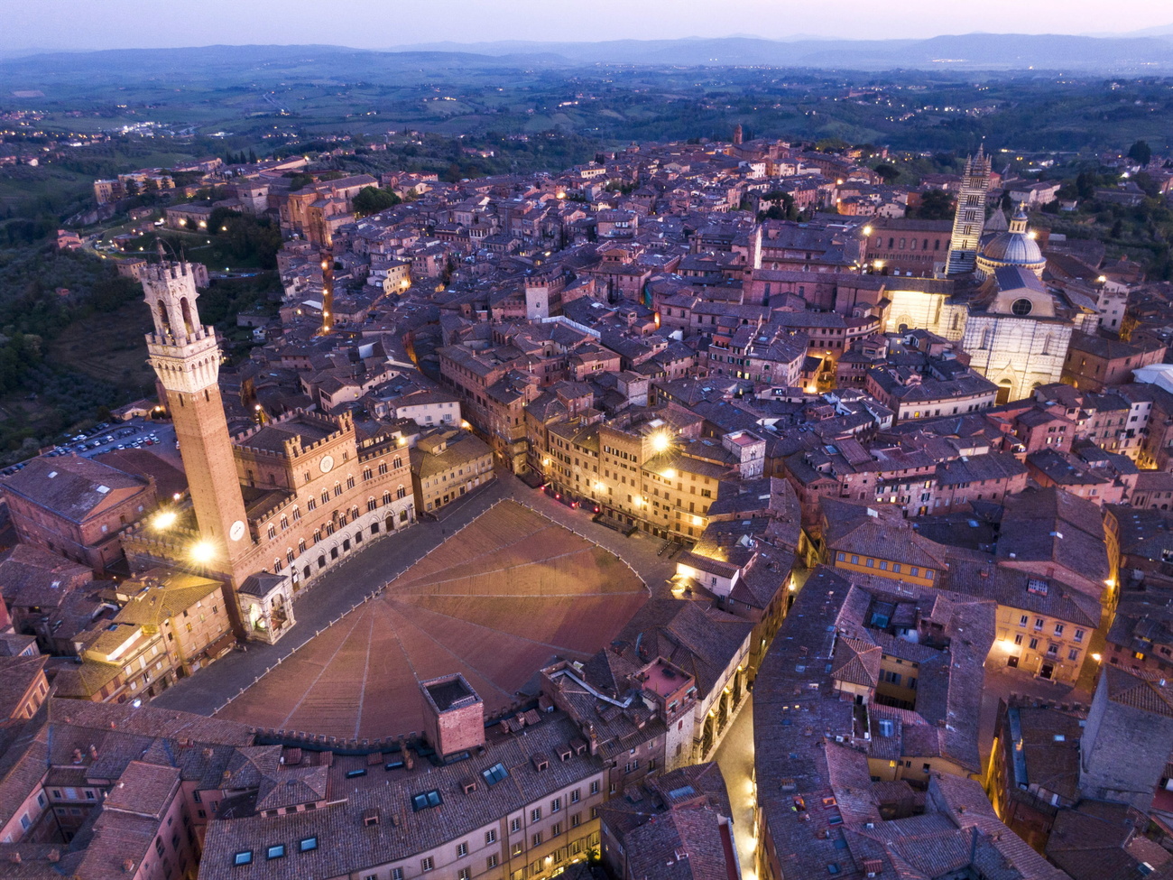 Vista su Siena