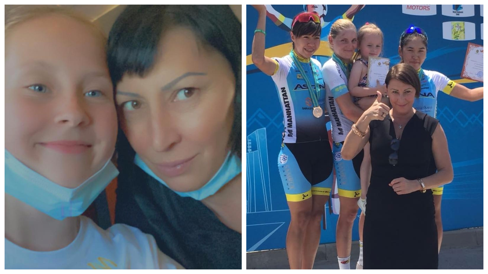 молодая женщина с дочкой