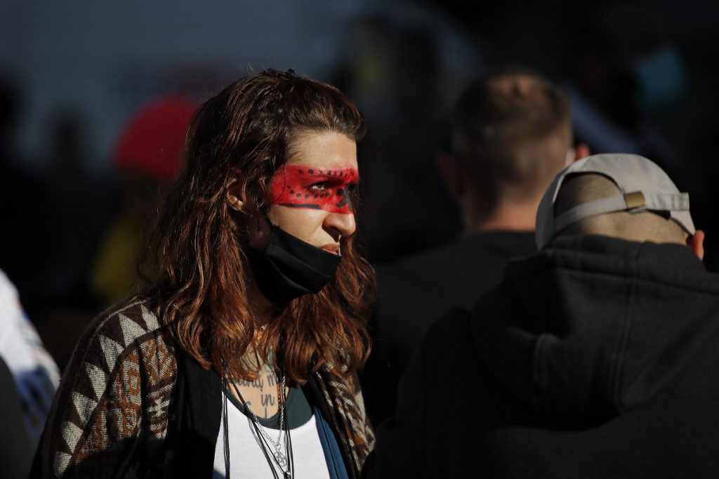 Protest against new measures by Swiss authorities to rein in skyrocketing coronavirus cases in the country.