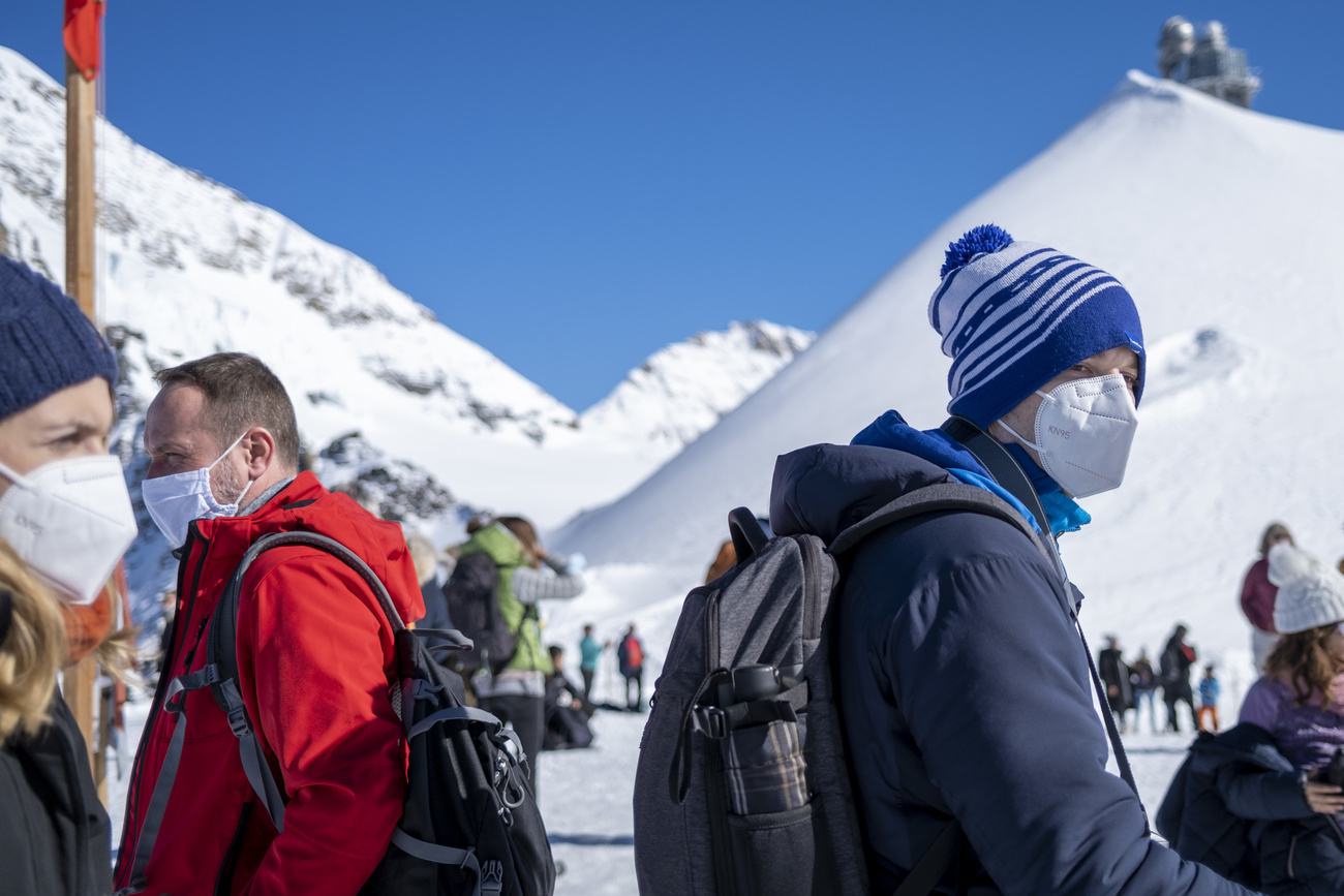 Perone con mascherina