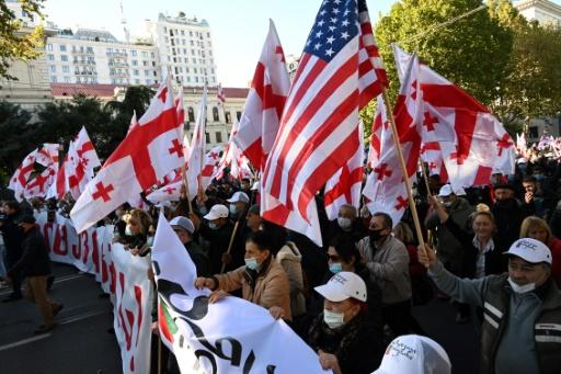 Decenas de miles de manifestantes piden nuevas elecciones en Georgia ...