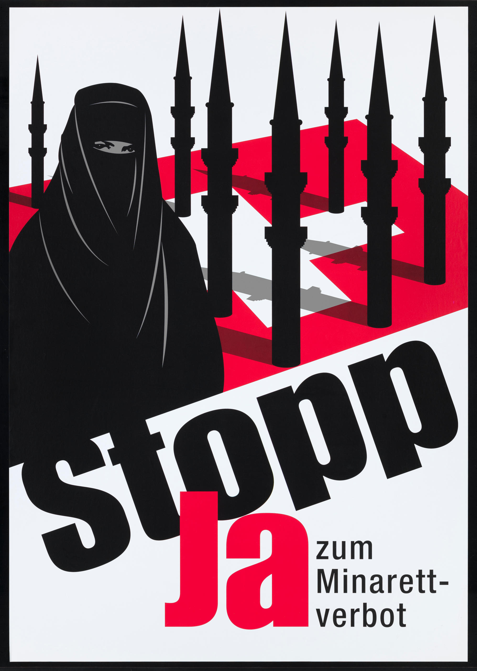 SVP Plakat zur Minarettinitiviative 2009