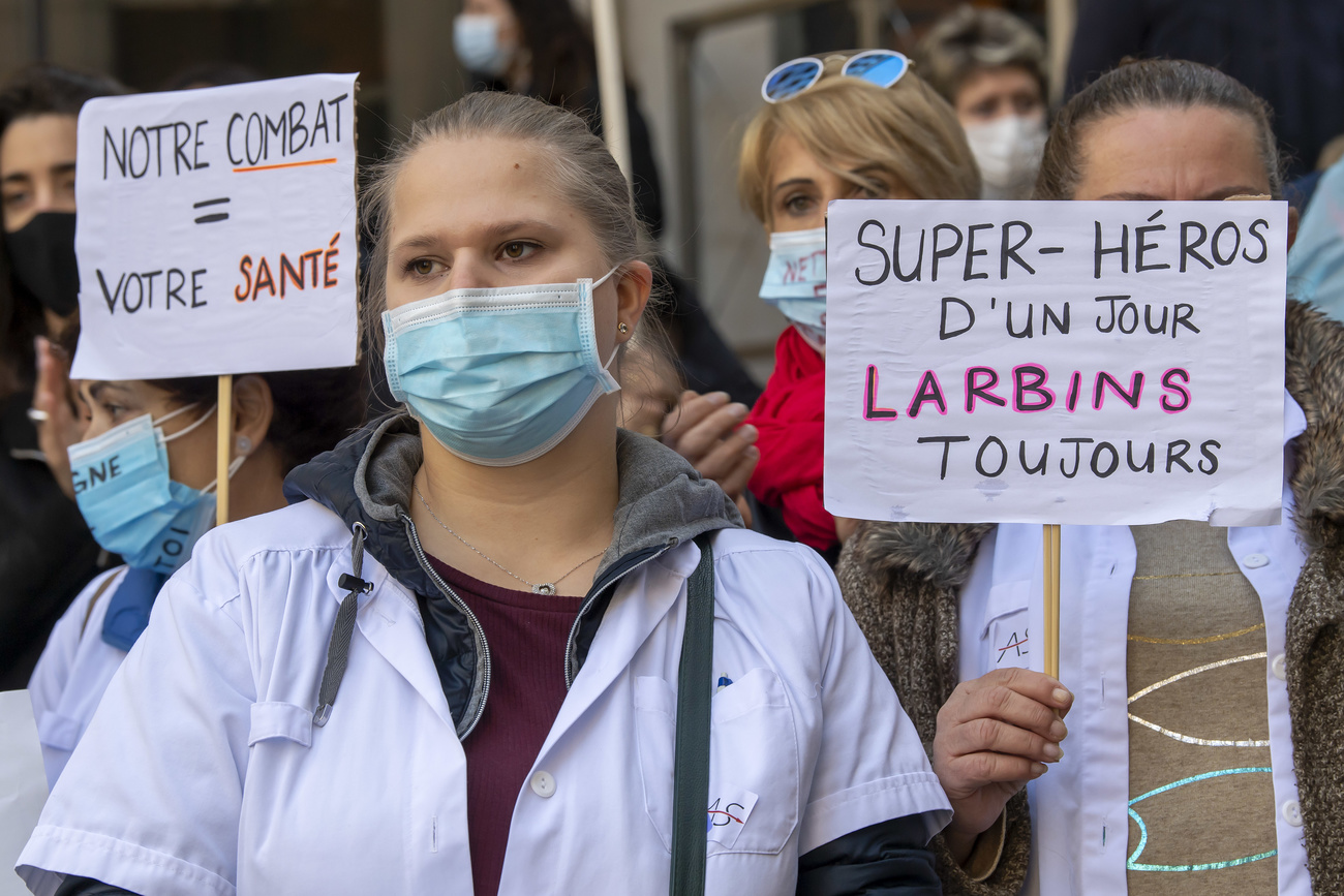 Manif soignants suisses