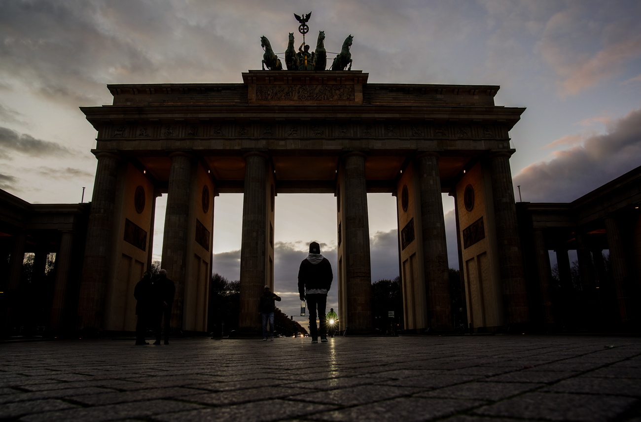 La porta di Brandemburgo a Berlino.