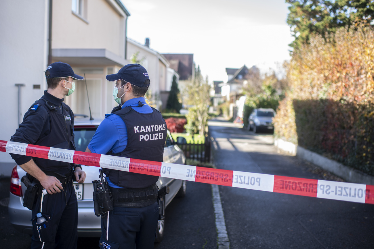 Intervento della polizia nidvaldese a Buochs