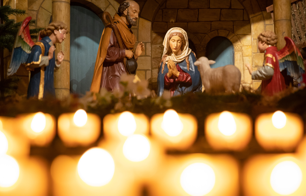 Presepe con Maria e Giuseppe