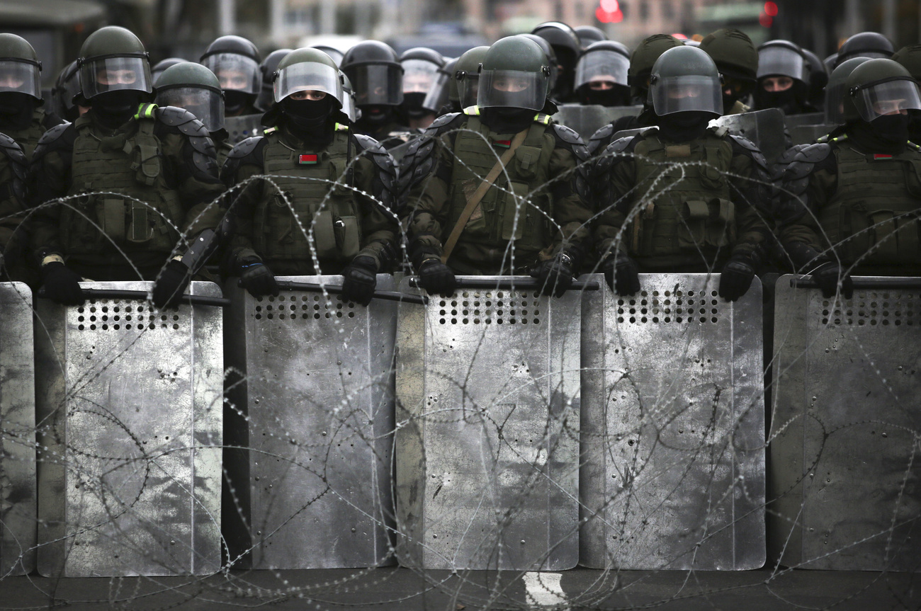 Belarus police