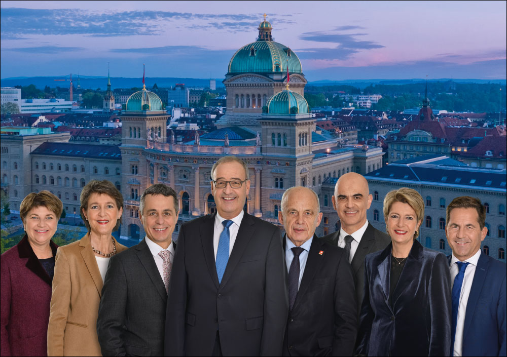 صورة جماعية لأعضاء الحكومة الفدرالية لعام 2021