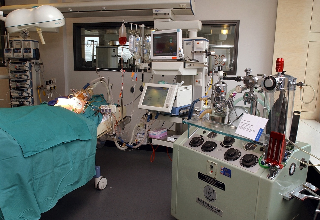 Un paziente in terapia intensiva