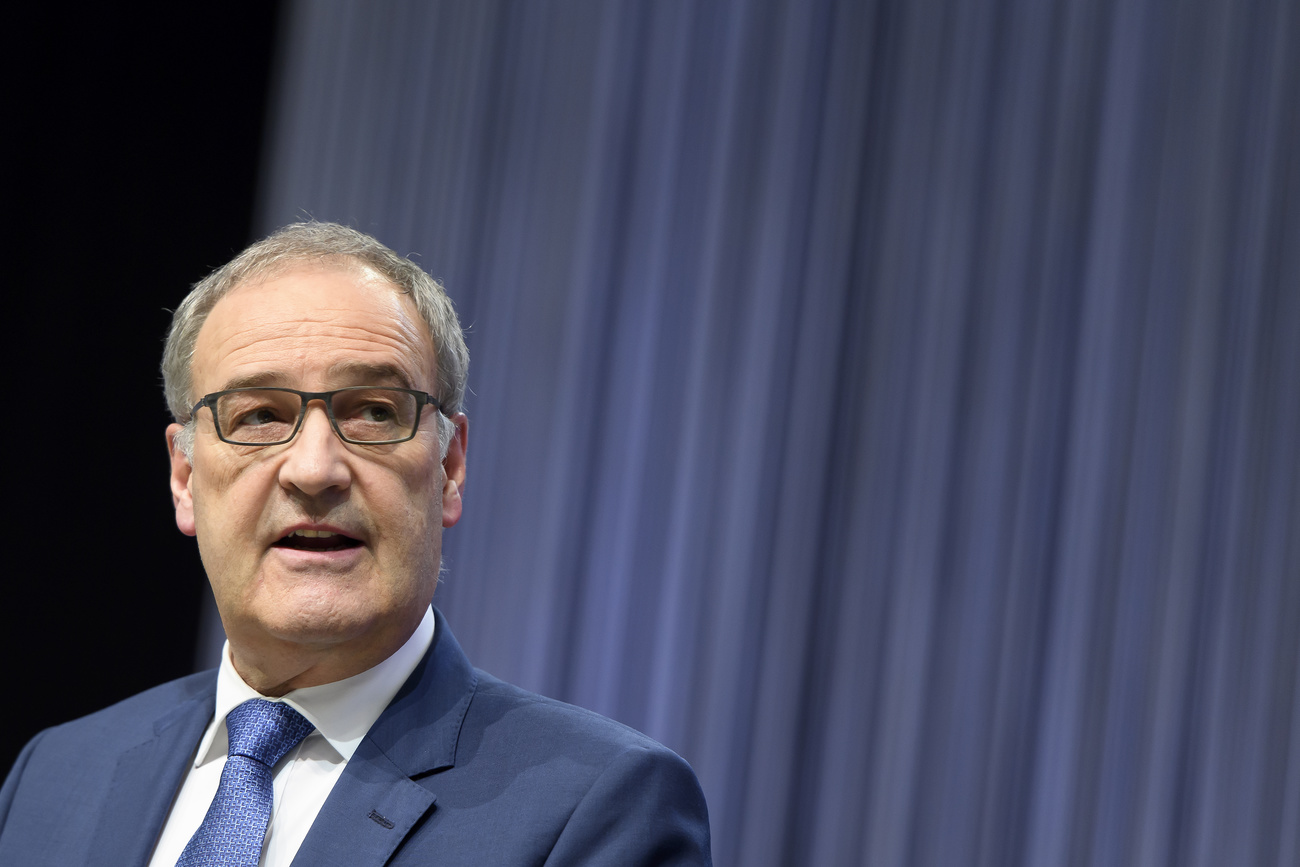 Il neo presidente della Confederazione Guy Parmelin
