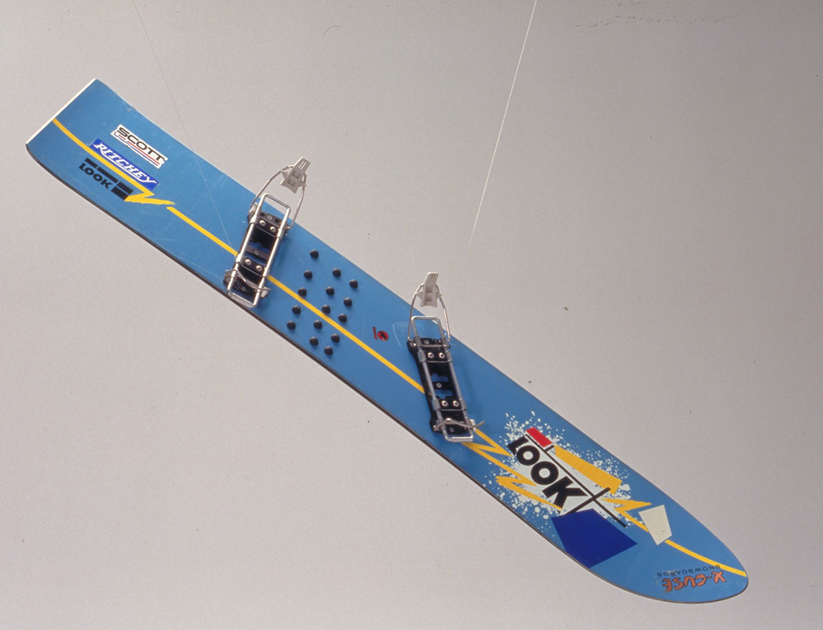 Snowboard des années 1980.