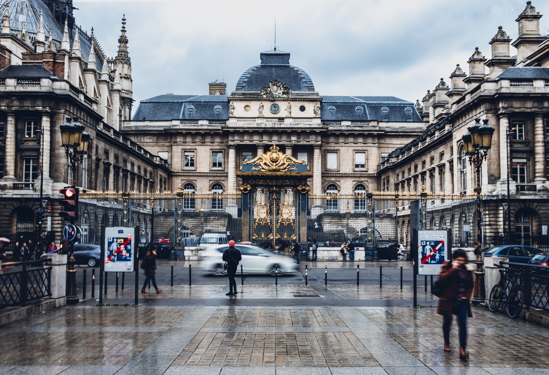 The Palais de Justice in Paris, France.