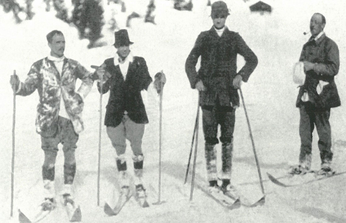 Skifahrer 1911.