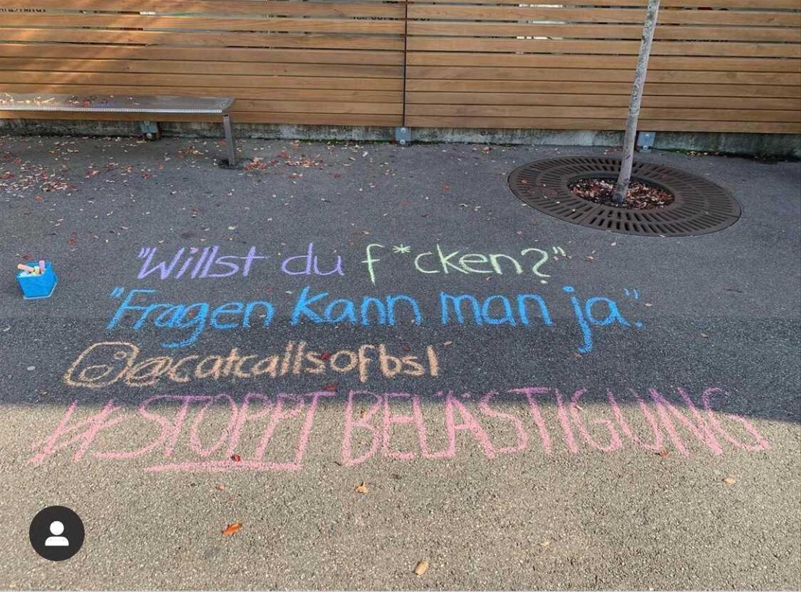 Kreide gegen Catcalls
